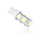 Ampoule T10 12/24V 360° 9 leds 1,5 watt Lumière du jour
