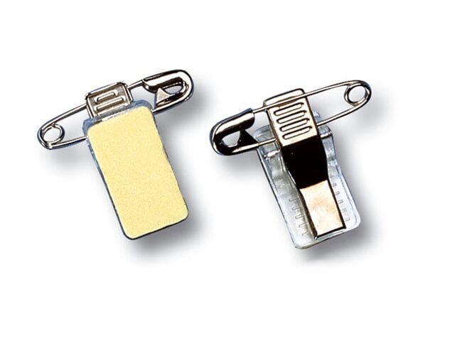 Clip badge épingle métal