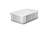 Bac plastique  alimentaire bord en U - 30 à 60 L