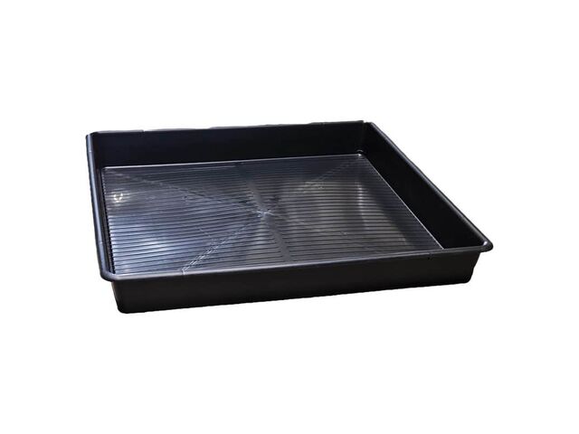 Petit bac de rétention en PE sans caillebotis pour liquides dangereux - 100 L | BPP0100