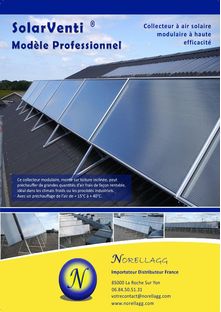 Capteur à Air Solaire SolarVenti - Modèle Professionnel