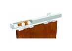 Garniture + Rail en 1.90 m MANTION - porte de 40 kg - MA40-190