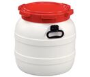 Curtec - Baril 42L Grande Ouverture UN-X - Usage Alimentaire, Poignées, Recyclable