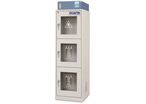 Exacta - Armoire de sécurité multirisque COMBI-FD - 3 portes vitrées, 3 compartiments, 210L, 600mm, Acier Gris, Norme NF X15-211, Livrée montée