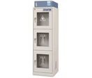 Exacta - Armoire de sécurité multirisque COMBI-FD - 3 portes vitrées, 3 compartiments, 210L, 600mm, Acier Gris, Norme NF X15-211, Livrée montée