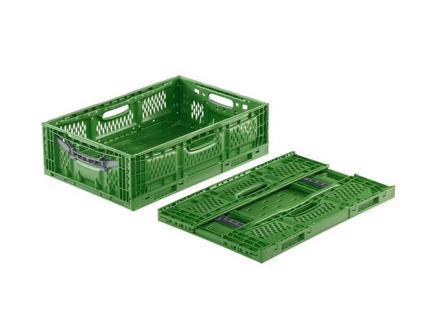 Bac pliable gerbable 600 x 400 x 180 mm - Clever Fresh Box advance Euro Norm
