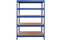 Manutan Expert - Rayonnage léger Rapid 3 Évolution 1800x1500x450mm Bleu - 5 Tablettes Aggloméré - Charge 250kg/tablette - Garantie 10 ans