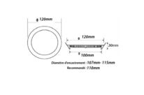 Spot LED Encastrable Rond ALU 6W CCT