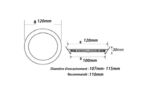 Spot LED Encastrable Rond ALU 6W CCT
