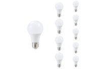 Pack de  10 - Ampoule E27 LED 8.5W A60 200° - Blanc Froid 6000K - 8000K