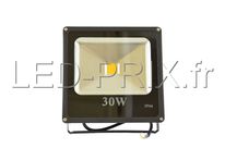 Projecteur led 30w blanc chaud extra plat