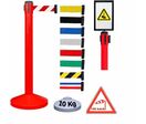 Poteau de Guidage à Sangle EVOLYS Rouge