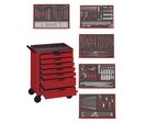 Servante rouge foam mini master set 7 tiroirs Teng Tools TCEMM385N