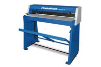 Cisaille guillotine manuelle par commande à pied largeur du travail 1050 mm épaisseurs jusque 1 mm en acier Metallkraft FTBS1050-10