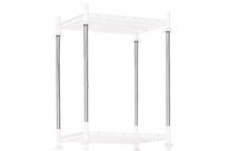 Tubes Acier Zingué Pour Manurack - Longueur 1050 Mm