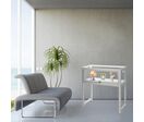 Vitrine Exposition Table/Comptoir H.90xL.90xP.45 Alu Noir