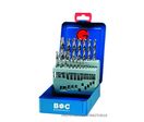 Coffret 25 forets HSS-G taillés-meulés 1 à 13 mm BOHRCRAFT MG 13 