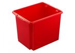 Caisse plastique domestique bleu 45 litres