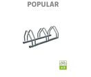 Râtelier range vélos POPULAR 3 et 5 places