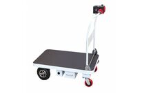 Chariot à plateforme motorisée dossier pliable