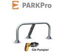 Barrière de Parking Galvanisée PARKPro à Serrure Pompier