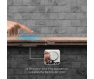 Interrupteur Invisible à Effleurement Dimmable DC12-24V Noir