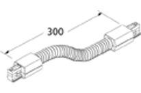 Coude fléxible Gris Noir pour Rail 023 ARIC1265