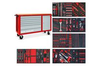 Servante d'atelier complète avec armoire XL 514 outils MW Tools MWE512K3