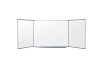 Vanerum - Tableau blanc triptyque Solution 120x200 Vpi e3 - Éco-responsable, 5 ans Garantie