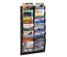 Présentoir Mural Black'Line NOIR Colonne 12 Cases A5