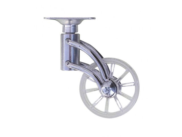 Roulette LES DESIGN à platine 50 mm