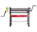 Rouleuse manuelle à 3 rouleaux asymétriques largeur du travail 1050 mm épaisseur jusque 2 mm en acier Torros RMF1000