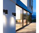 Pack de  10 - Applique murale LED Noire IP65 GU10