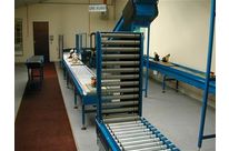 Convoyeur rouleaux série rouleaux accumulation à courroie