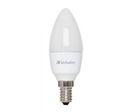 Ampoule led bougie VERBATIM E14 4.5 watt (eq. 31 watt) - Couleur eclairage - Blanc chaud 2700°K