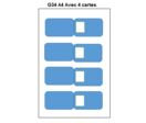 100 boite de 100 feuilles soit 400 cartes - G34