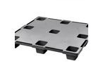 Palette plastique export 1100x1100 mm pleine