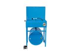 Fontaine manuelle solvant L 60 kg de charge avec raccord sur fût