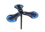 Lampadaire autonome led solaire 12w 3x 400Lm (sans mât) IP65