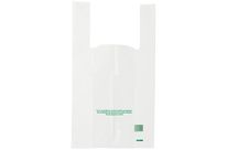 Sac bretelles blanc 50µ 300mm x 70mm x 540mm (x500) Firplast