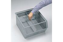 Séparation longitudinale avec 2 supports pour bac à bec métallique 63 litres