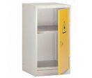 Kind - Armoire de stockage pour produits inflammables - 50L - 2 tablettes - Acier laqué Gris/Jaune - 1020mm