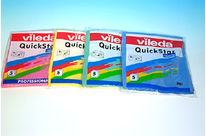 Eponge QUICKSTAR microfibre bleu x5