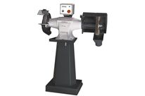 Touret à meuler brosse industriel dia. 250 mm 1400 rpm 1100 W 400V garantie Optimum 10 ans avec socle aspiration Optigrind GZ25CD