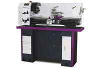 Tour à métaux d&amp;#039;établi hauteur des pointes 150 mm entre-pointes 800 mm alésage 36 mm 1,1 kW 400V par engrenages Optiturn TU3008G