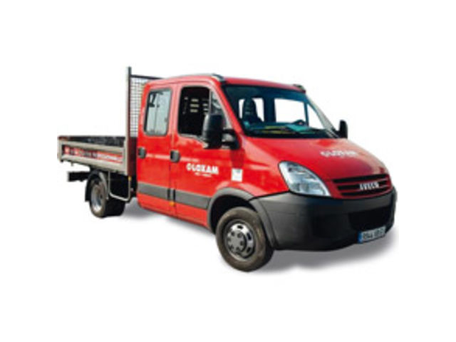 camion-benne double cabine cu 0.7 T 