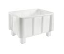 BAC GERBABLE GRAND VOLUME 140L SUR PIEDS / 800X600X510 MM - FOND NERVURE RENFORCE