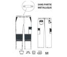 Pantalon gris noir CORDURA qualité supérieure