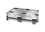 Palette plastique export 1200x1000 mm pleine