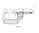 Micromètre à touches fines étagées | DIGIMATIC MITUTOYO
